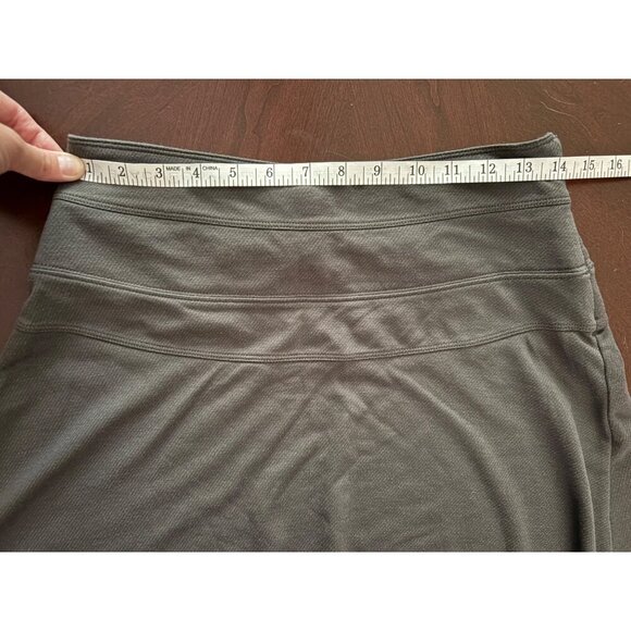 Athleta Skyose Ponte Twill Casual Golf Tennis Sporty Mini Skirt Grey Size 6 Tall - Picture 10 of 11